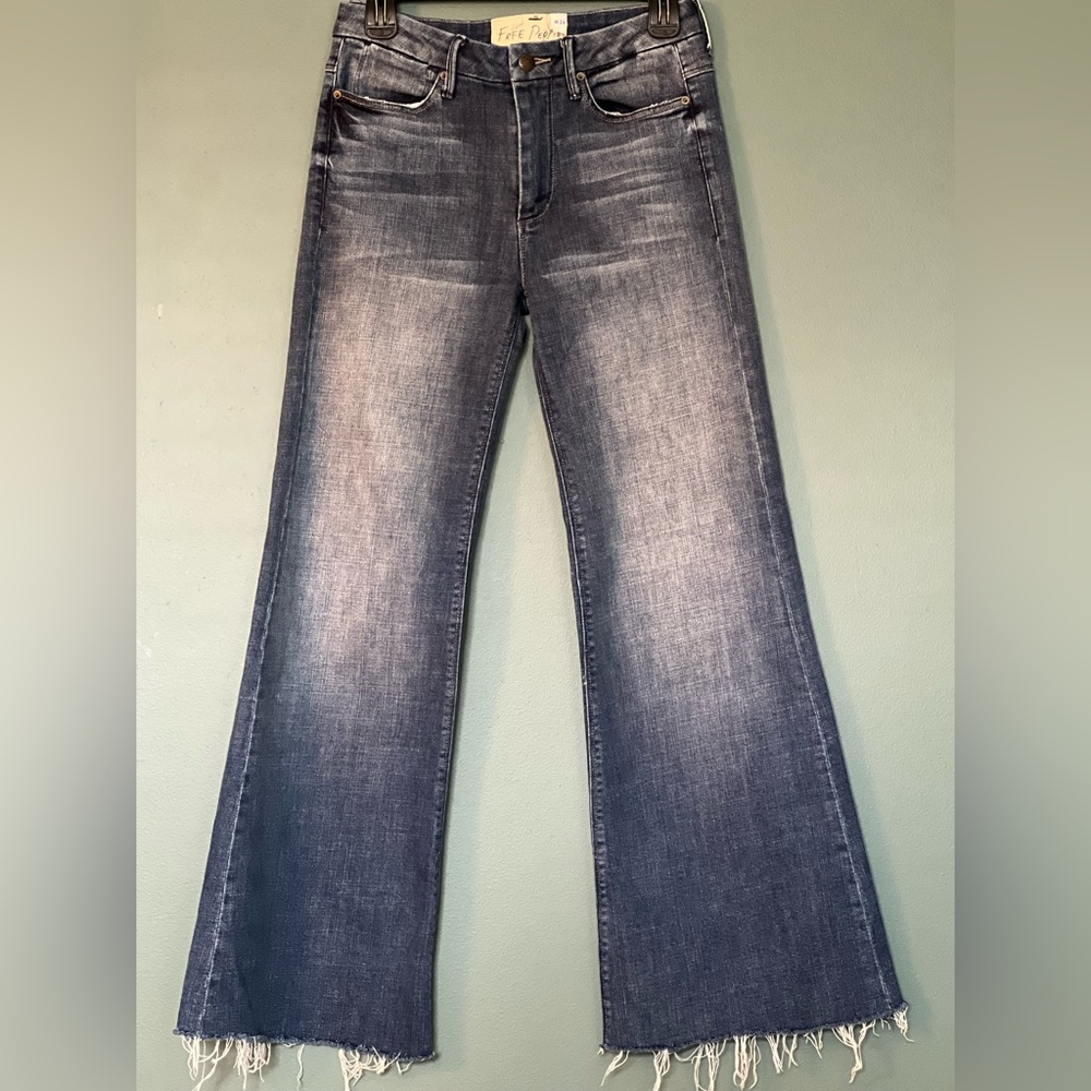 Free People Wide Leg Jeans